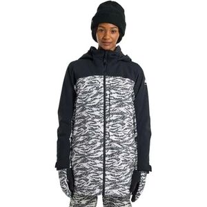 Burton Womens Prowess 2.0 Snow Jacket - True Black And Zebra